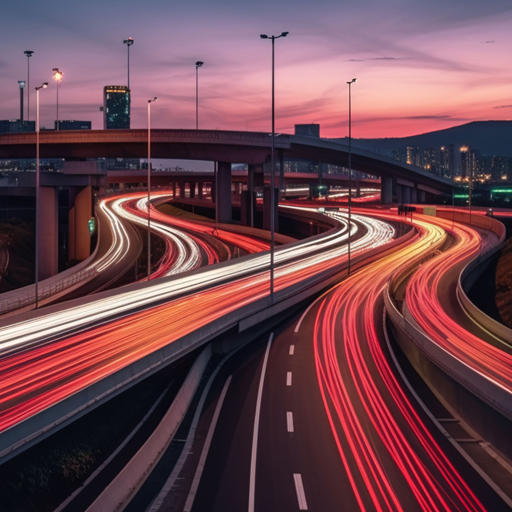 Night traffic pattern