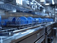 Commercial Dishwashing Machine Conveyor Belt System for Efficient Cleaning Operations