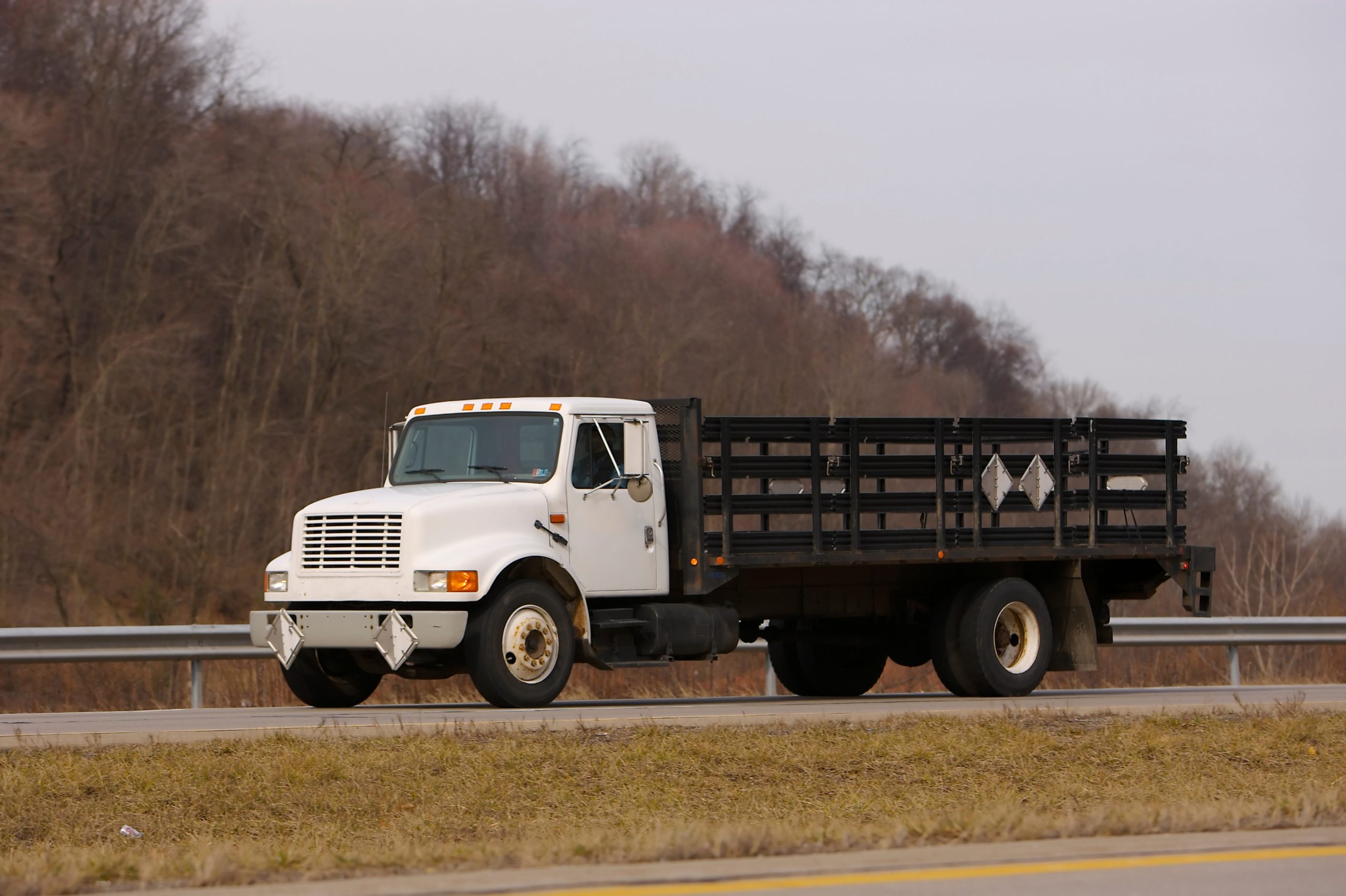 truck on highway